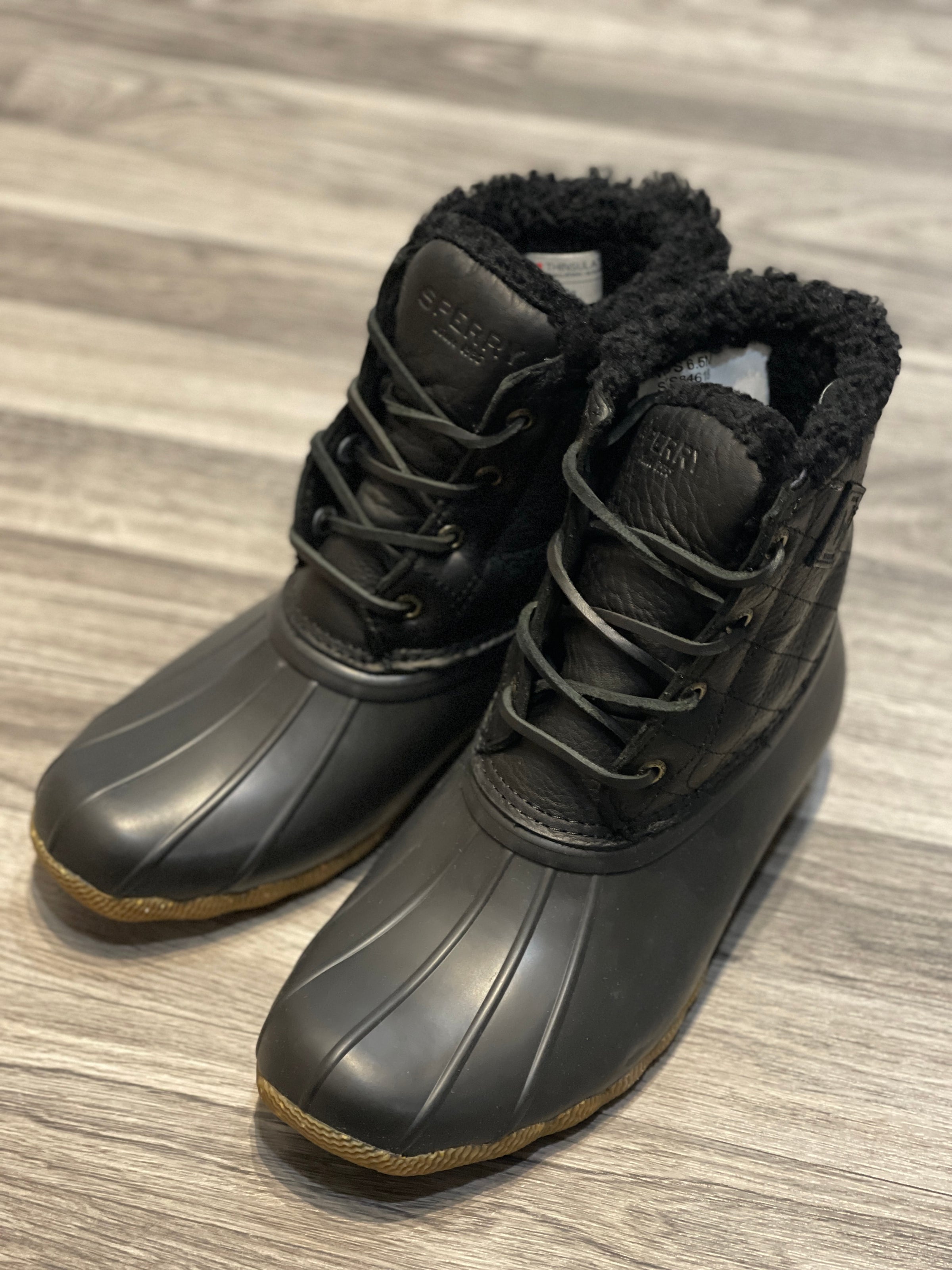 Sperry saltwater quilted boots outlet